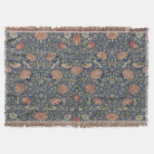 William Morris Tudor Roos Wallpaper Deken (Voorkant)