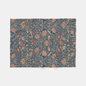 William Morris Tudor Roos Wallpaper Fleece Deken (Voorkant (Horizontaal))