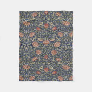 William Morris Tudor Roos Wallpaper Fleece Deken