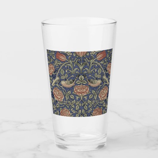 William Morris Tudor Roos Wallpaper Glas (Voorkant)