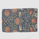 William Morris Tudor Roos Wallpaper Golfhanddoek (Horizontaal)
