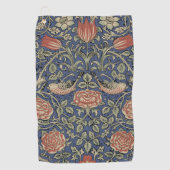 William Morris Tudor Roos Wallpaper Golfhanddoek (Voorkant)