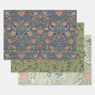 William Morris Tudor Roos Wallpaper Inpakpapier Vel