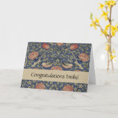 William Morris Tudor Roos Wallpaper Kaart (Gele Bloem)