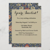 William Morris Tudor Roos Wallpaper Kaart (Voorkant / Achterkant)