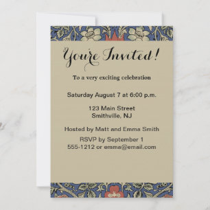 William Morris Tudor Roos Wallpaper Kaart