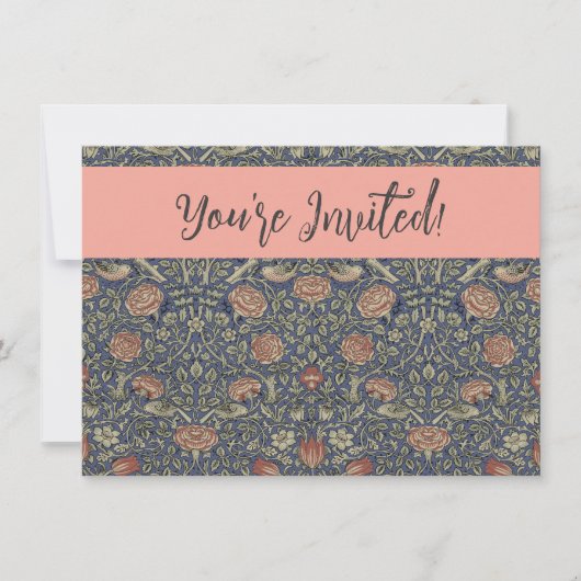 William Morris Tudor Roos Wallpaper Kaart (Voorkant)