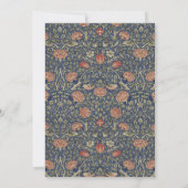 William Morris Tudor Roos Wallpaper Kaart (Achterkant)