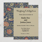 William Morris Tudor Roos Wallpaper Kaart (Voorkant / Achterkant)