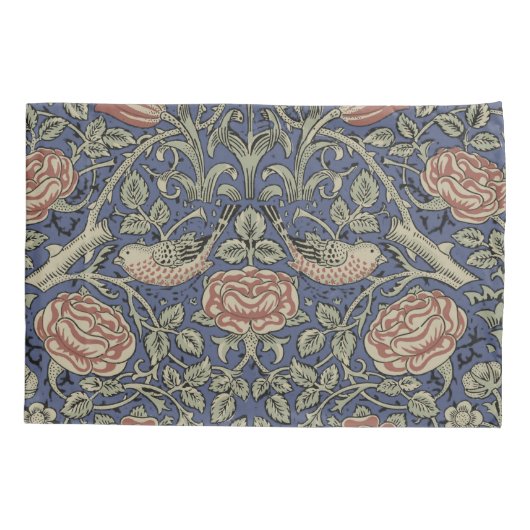 William Morris Tudor Roos Wallpaper Kussensloop (Achterkant)