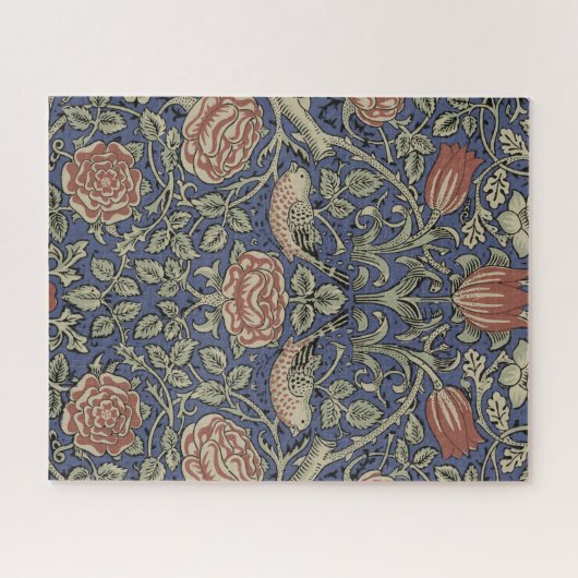 William Morris Tudor Roos Wallpaper Legpuzzel (Horizontaal)
