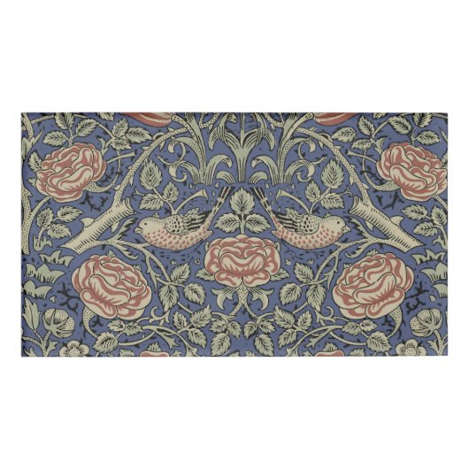 William Morris Tudor Roos Wallpaper Naambadge (Voorkant)