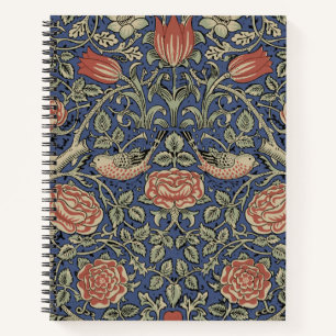 William Morris Tudor Roos Wallpaper Notitieboek