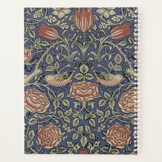 William Morris Tudor Roos Wallpaper Planner (Achterkant)