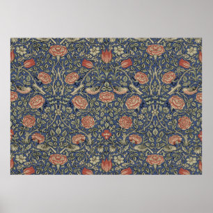 William Morris Tudor Roos Wallpaper Poster