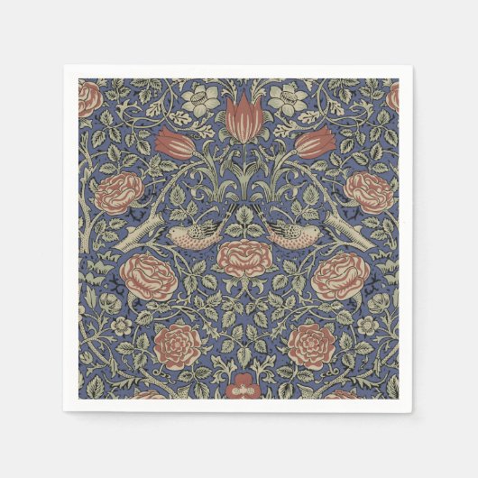 William Morris Tudor Roos Wallpaper Servet (Voorkant)