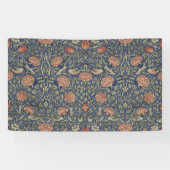 William Morris Tudor Roos Wallpaper Spandoek (Horizontaal)