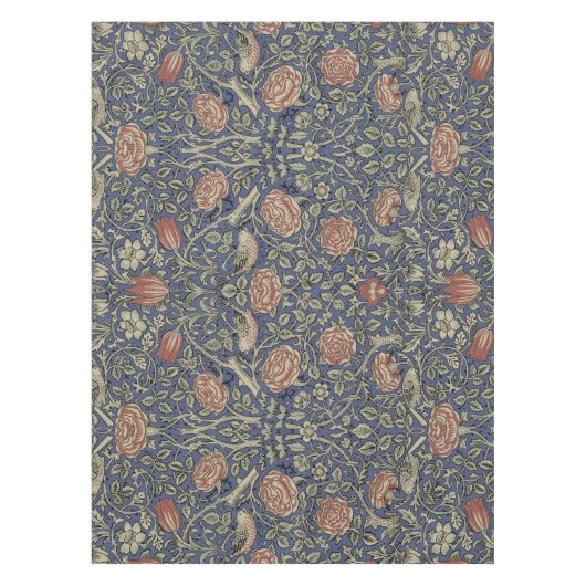 William Morris Tudor Roos Wallpaper Tafelkleed (Voorkant)