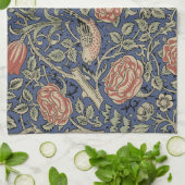 William Morris Tudor Roos Wallpaper Theedoek (Gevouwen)