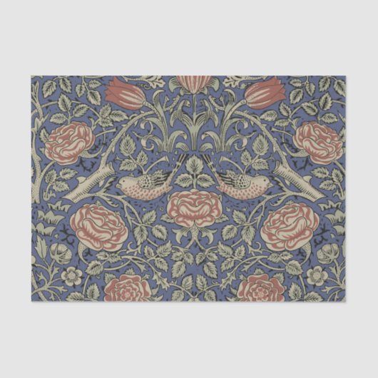 William Morris Tudor Roos Wallpaper Tissuepapier (Voorkant)