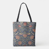 William Morris Tudor Roos Wallpaper Tote Bag (Achterkant)
