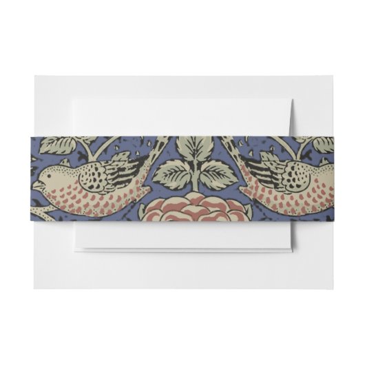 William Morris Tudor Roos Wallpaper Uitnodigingen Wikkel (Voorkant Voorbeeld)