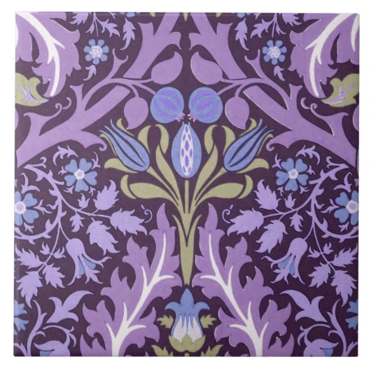 William Morris “Tuinbladeren” 2 Tegeltje (Voorkant)