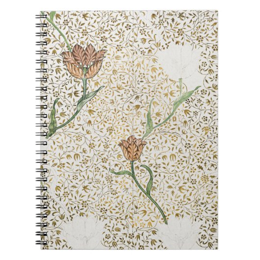 William Morris' Tuintulp (1885) Notitieboek (Voorkant)
