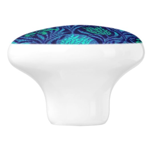 William Morris "Tulip and Lily" 2 Keramische Knop (Zijkant)