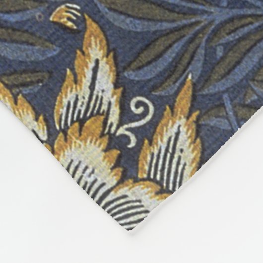 william morris tulip and willow tapestry pattern fleece deken (Hoek)