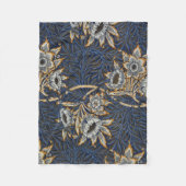 william morris tulip and willow tapestry pattern fleece deken (Voorkant)
