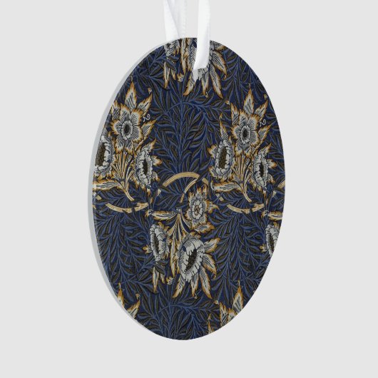 william morris tulip and willow tapestry pattern ornament (voorkant)