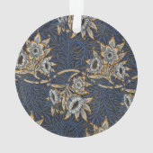 william morris tulip and willow tapestry pattern ornament (achterkant)