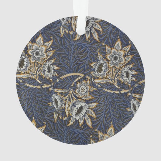 william morris tulip and willow tapestry pattern ornament (achterkant)
