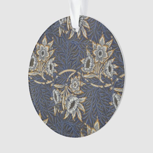 william morris tulip and willow tapestry pattern ornament (voorkant)