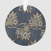 william morris tulip and willow tapestry pattern ornament (voorkant)