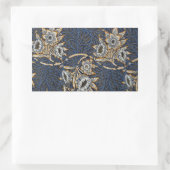 william morris tulip and willow tapestry pattern rechthoekige sticker (Tas)