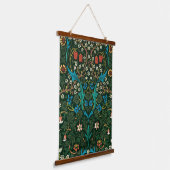 William Morris Tulip beroemd patroon Hangend Wandkleed (Gebogen)