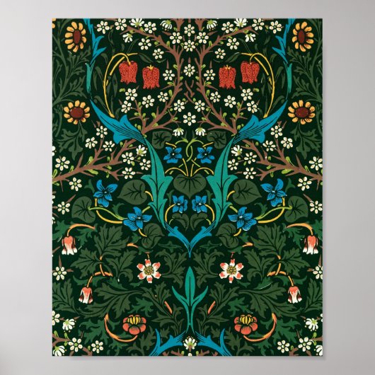 William Morris Tulip beroemd patroon Poster (Voorkant)
