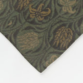  William Morris Tulip en Lily Tegel Fleece Deken (Hoek)