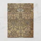William Morris Tulip en Roos Pattern Briefkaart (Voorkant)
