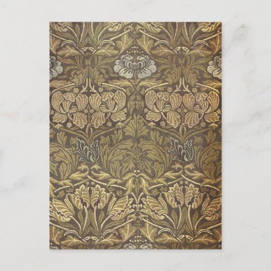 William Morris Tulip en Roos Pattern Briefkaart (Voorkant)