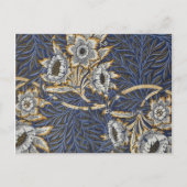 William Morris Tulip en Willow Floral Pattern Briefkaart (Voorkant)