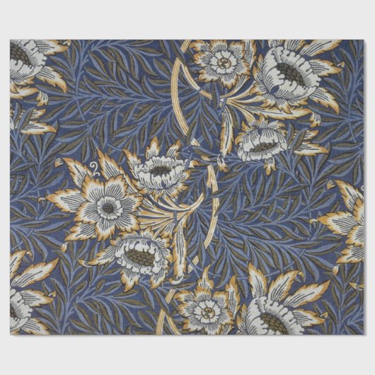 William Morris Tulip en Willow Floral Pattern Cadeaupapier (Vlak)