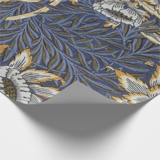 William Morris Tulip en Willow Floral Pattern Cadeaupapier (Hoek)