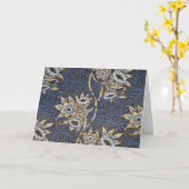 William Morris Tulip en Willow Floral Pattern Kaart (Gele Bloem)
