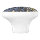 William Morris Tulip en Willow Floral Pattern Keramische Knop (Zijkant)