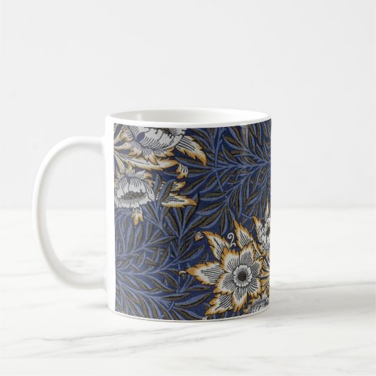 William Morris Tulip en Willow Floral Pattern Koffiemok (Links)
