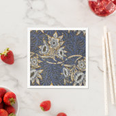 William Morris Tulip en Willow Floral Pattern Servet (Insitu)
