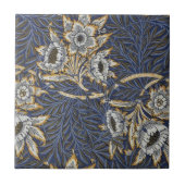 William Morris Tulip en Willow Floral Pattern Tegeltje (Voorkant)